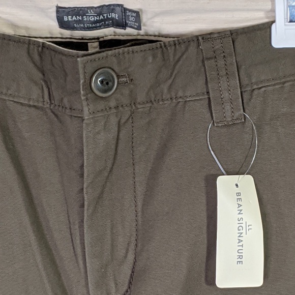 LL Bean Signature Washed Canvas Cloth Pants - Picture 6 of 14